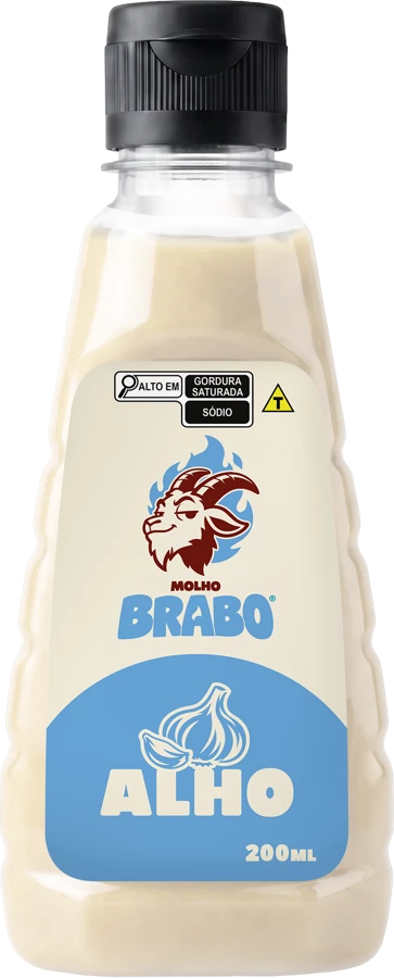 Molho Brabo sabor Alho